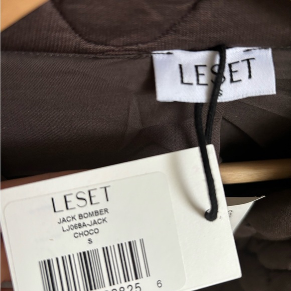 Brand new with tags LESET jack quilted jersey bomber jacket - Picture 4 of 9